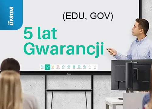 iiyama EDU i GOV - 5 lat gwarancji za 1 zł