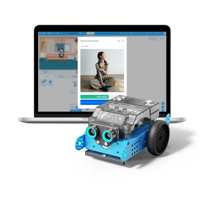 Robot makeblock mBot2 dla edukacji informatycznej - wykrywanie pozy