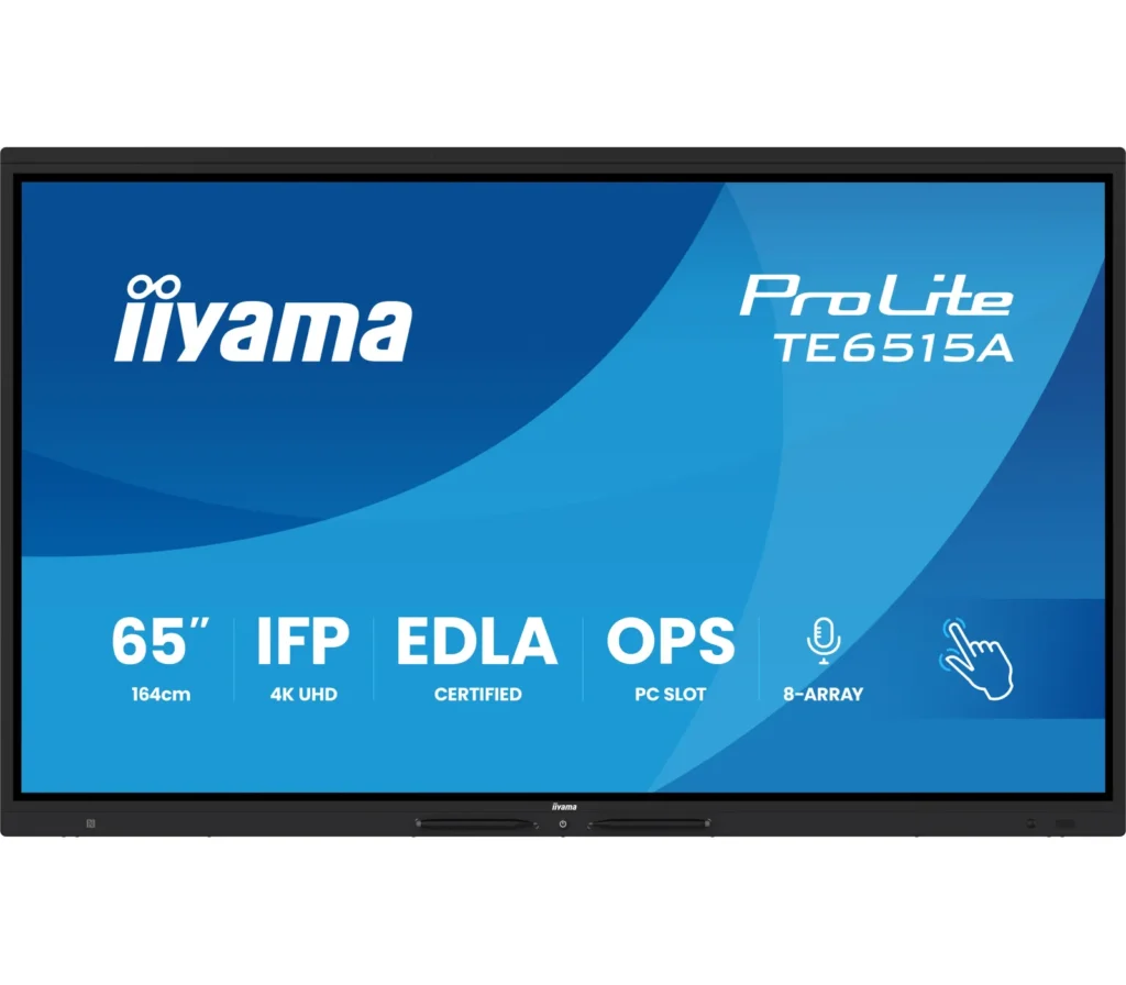 Monitor interaktywny iiyama Prolite TE6515A-B1AG Android 14 Google EDLA