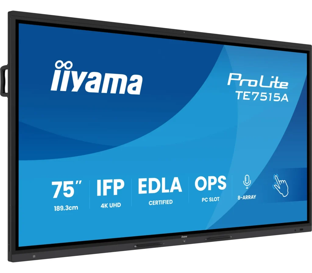 Monitor interaktywny iiyama Prolite TE7515A-B1AG Android 14 Google EDLA