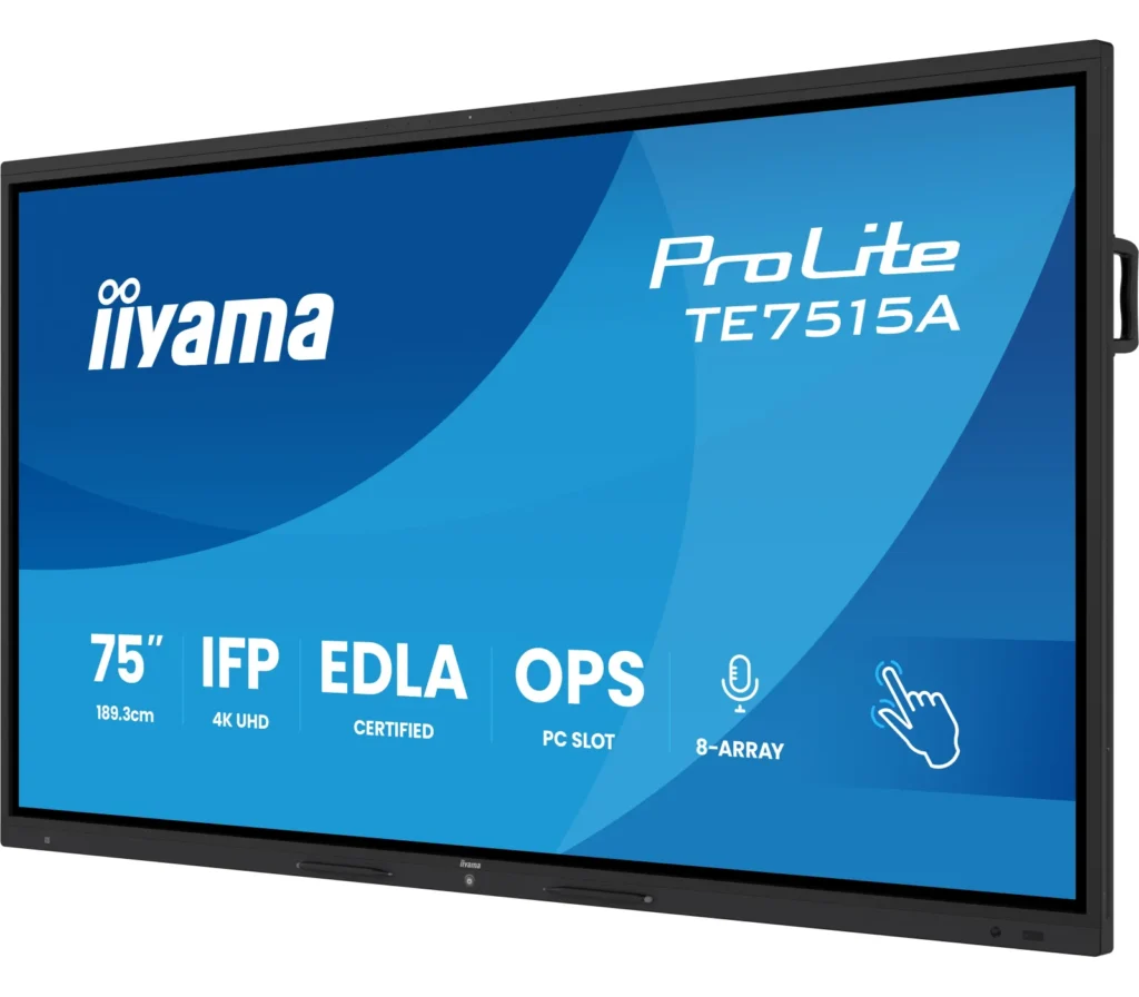 Monitor interaktywny iiyama Prolite TE7515A-B1AG Android 14 Google EDLA