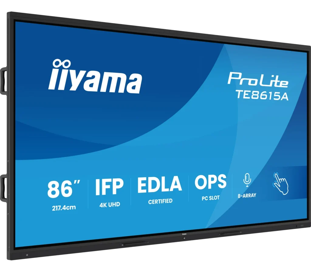 Monitor interaktywny iiyama Prolite TE8615A-B1AG Android 14 Google EDLA